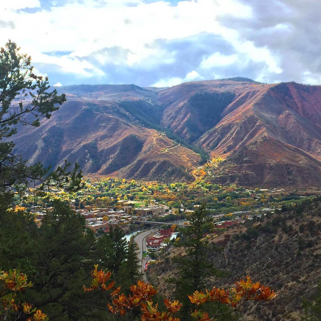 View of Glenwood Springs from Boy Scout Trail