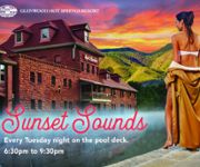 sunset sounds at glenwood hot springs