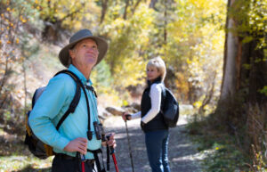 couple hiking