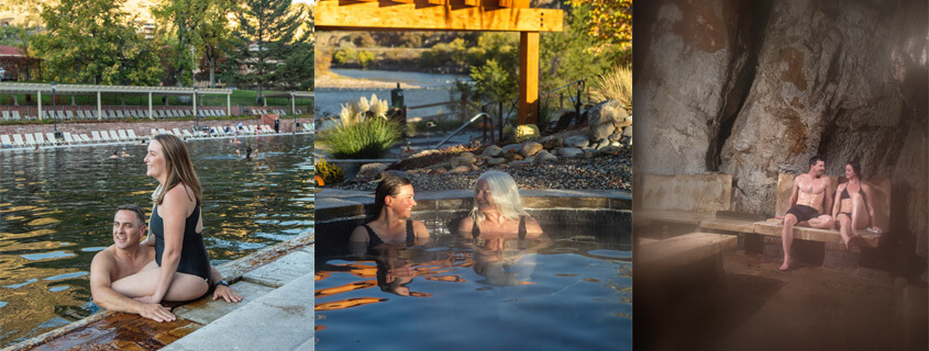 Glenwood Hot Springs Pool, Iron Mountain Hot Springs, Yampah Vapor Caves