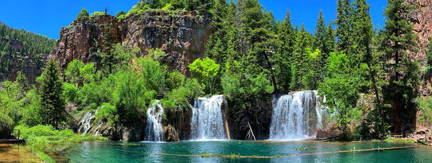 Waterfalls at hanging lake