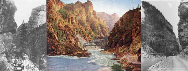 historic photos of Glenwood Canyon
