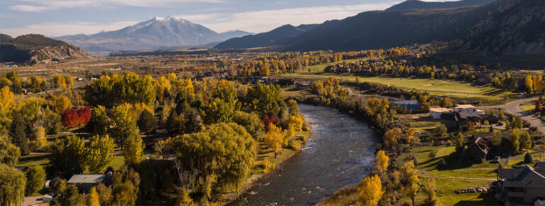 Roaring Fork Valley in Autumn