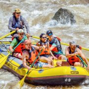 Group rafting on the Colorado River