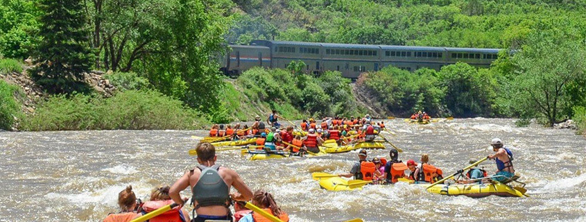 rafting on the Colorado River 