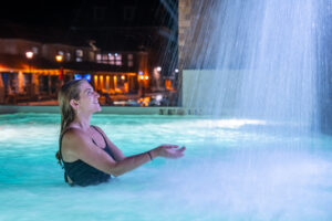 Night at the Glenwood Hot Springs Pool Falling Waters