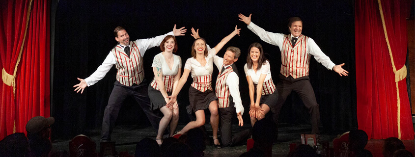 Actors at the Glenwood Vaudeville Revue