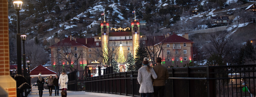 Holiday Lights at Hotel Colorado