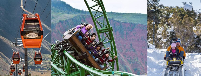 Glenwood Caverns Adventure Park collage