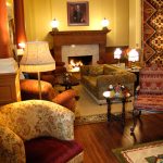 Hotel Colorado Lobby and fireplace