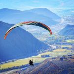 paragliding with a view of mt. Sopris