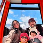 Family riding the Glenwood Gondola 