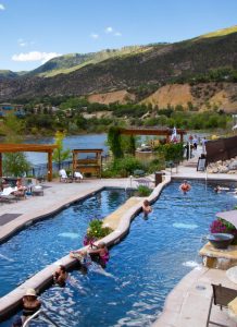 Iron Mountain Hot Springs Dead Sea and Blue Lagoon pools