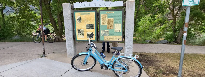 E-bike on the Glenwood Canyon Recreation Path